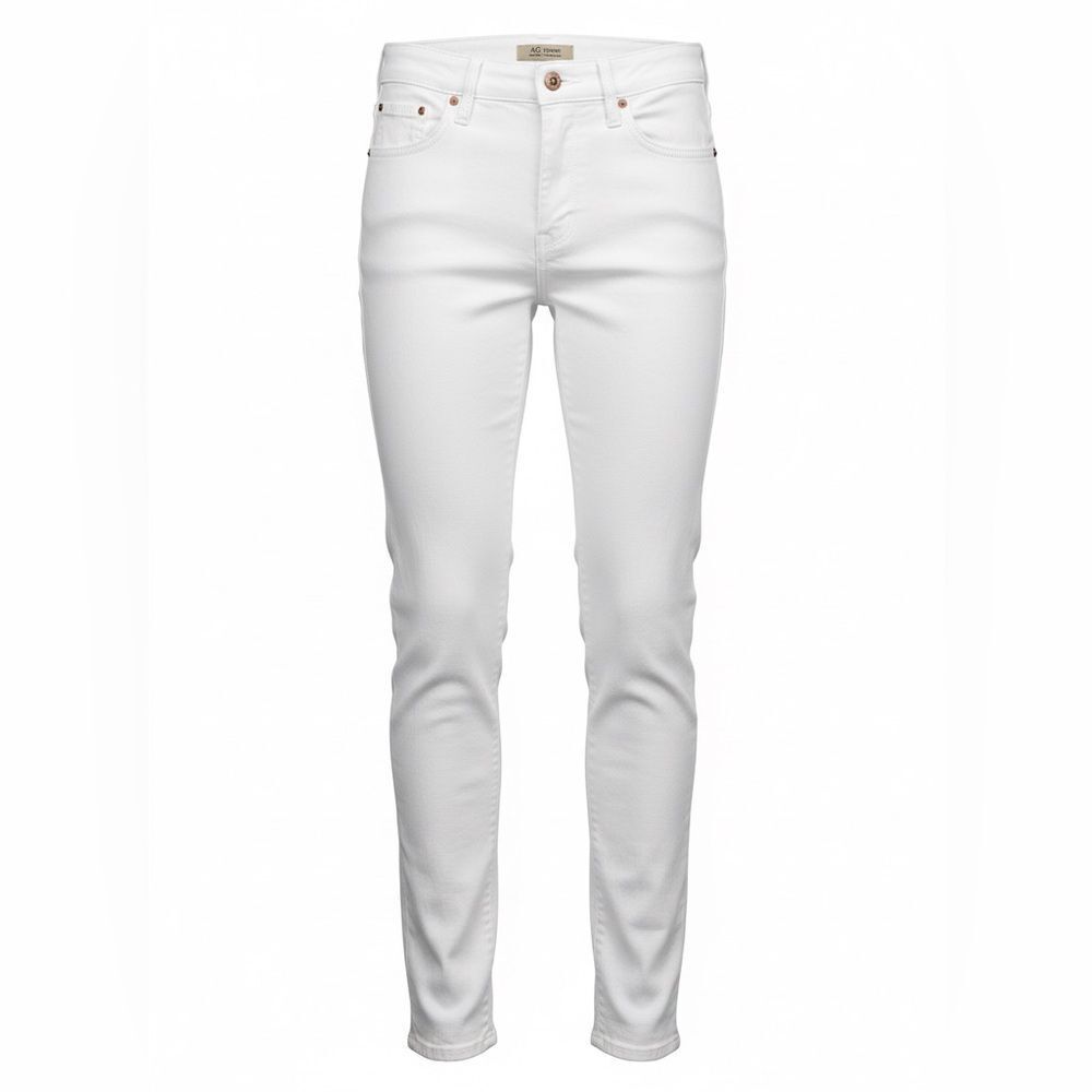 ADRIANO GOLDSCHMIED WOMENS SKINNY WHITE PANTS SIZE 28R